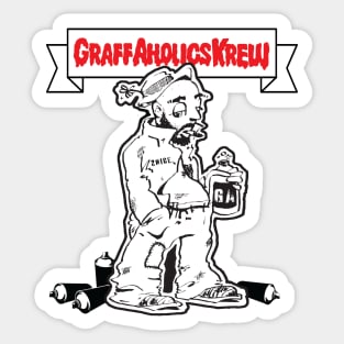 GraffAholicsKrew Sticker